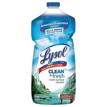 Lysol, Clean And Fresh Multi-Surface Cleaner, Cool Adirondack Air Scent, 40 fl oz