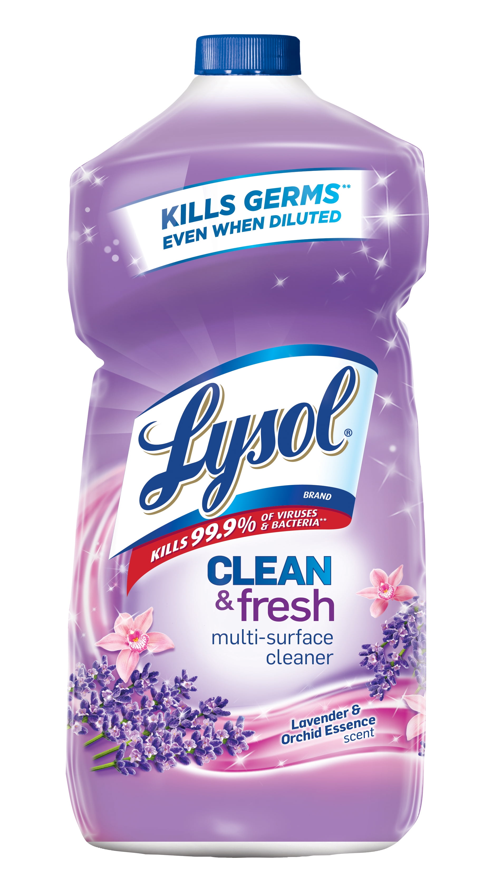 Lysol Clean & Fresh MultiSurface Cleaner, Lavender Orchid, 28oz
