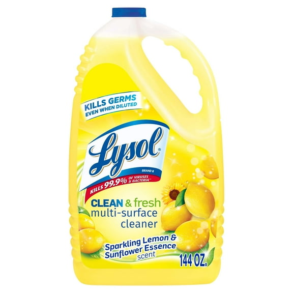 Lysol Clean & Fresh Multi-Surface Cleaner, Lemon & Sunflower, 144oz