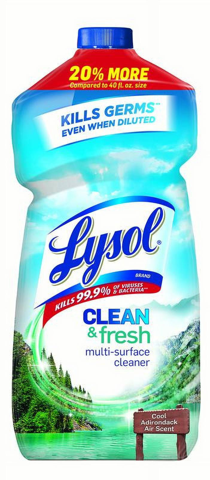 Lysol Clean & Fresh MultiSurface Cleaner Pourable Cool Adirondack Air