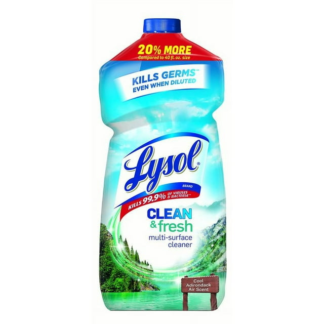 Lysol Clean & Fresh MultiSurface Cleaner Pourable Cool Adirondack Air