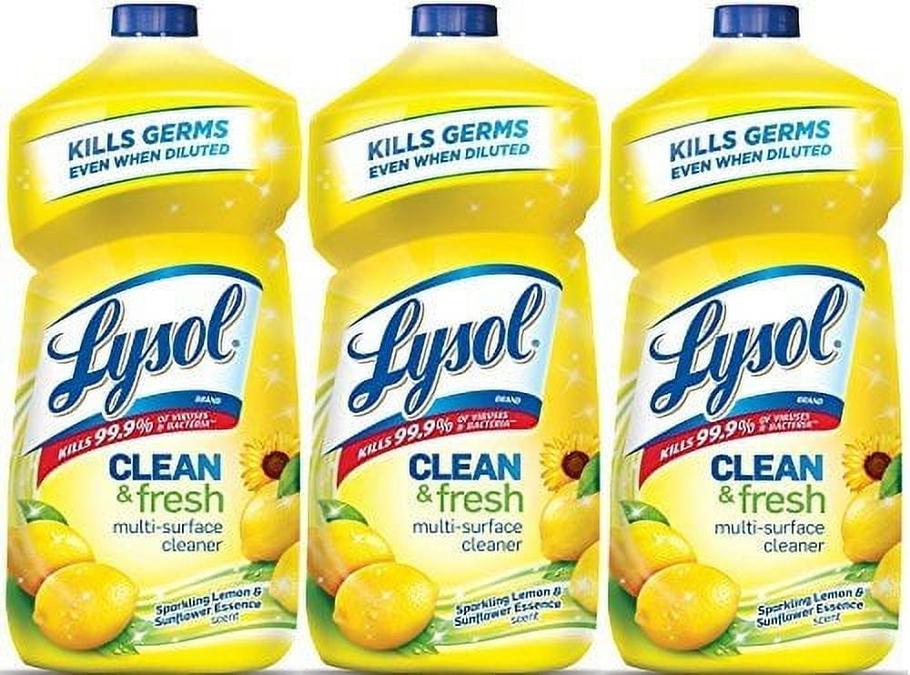 Lysol Clean & Fresh MultiSurface Cleaner, Sparkling Lemon and