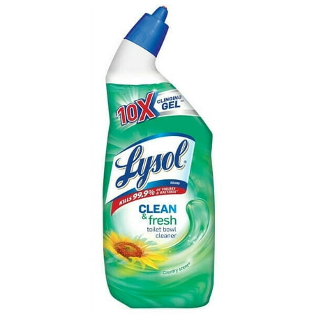 Lysol Clean & Fresh Toilet Bowl Cleaner, Country Scent, 24 oz