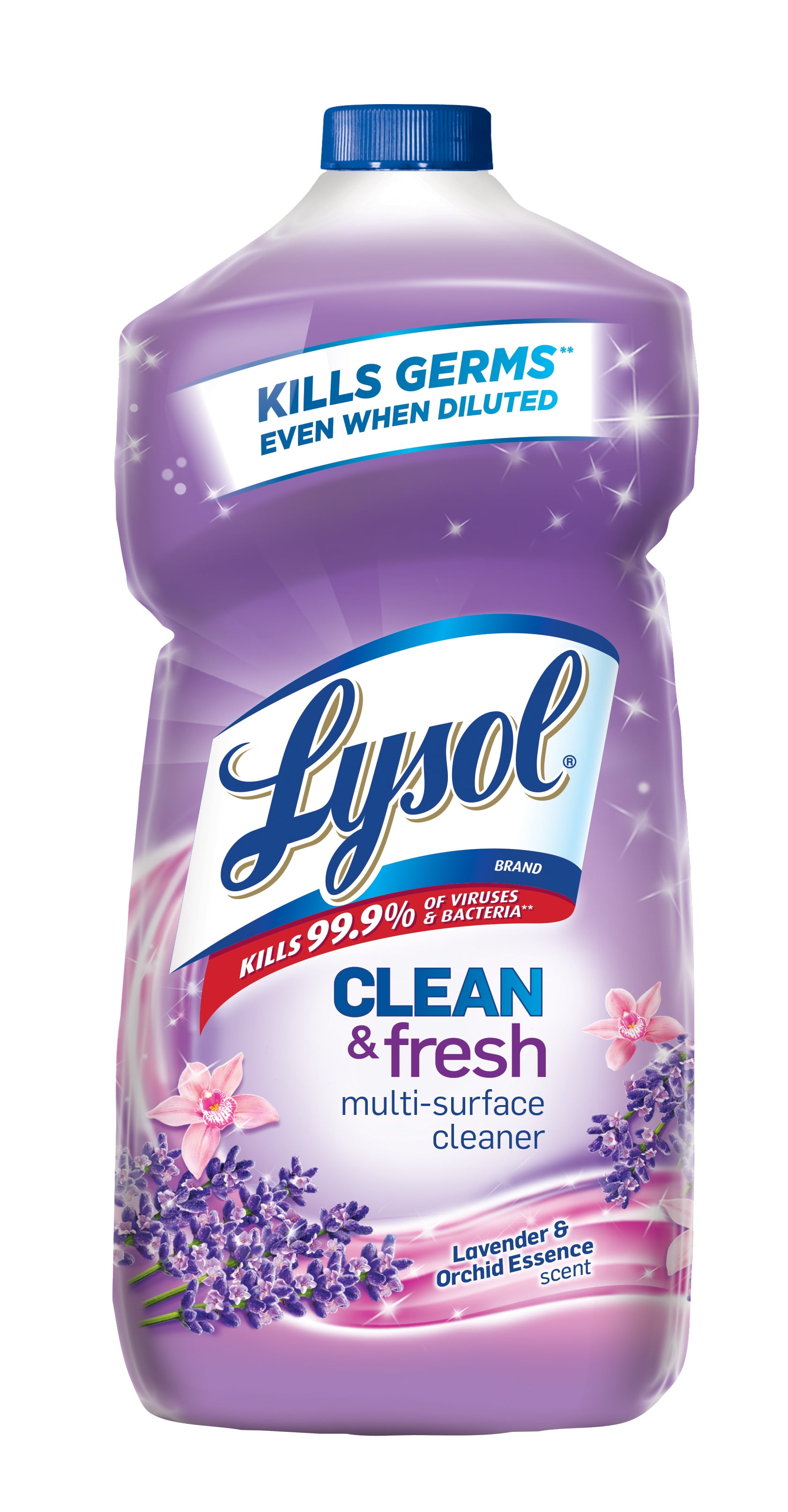 Lysol Clean and Fresh MultiSurface Cleaner, Lavender Orchid, 40oz