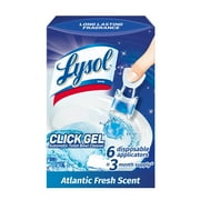 Lysol Click Gel Automatic Toilet Bowl Cleaner, Ocean Fresh Scent, 6 count