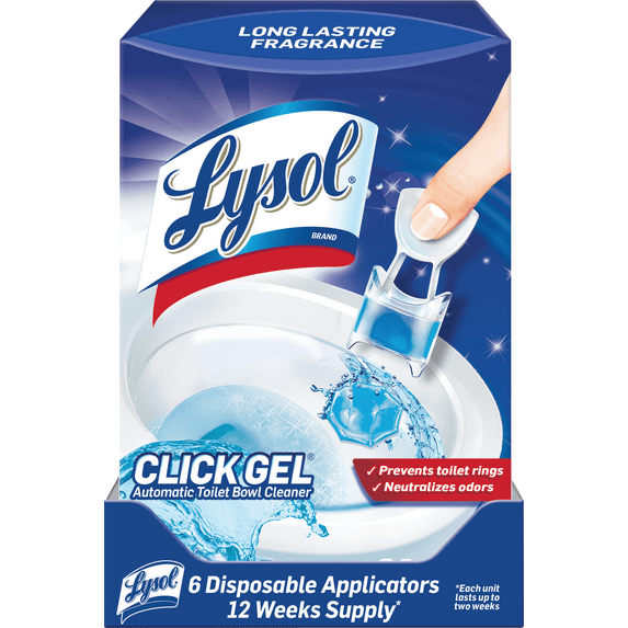 Lysol Click Gel Automatic Toilet Bowl Cleaner - Single Pack — Household & Commercial Use, Effective Formula