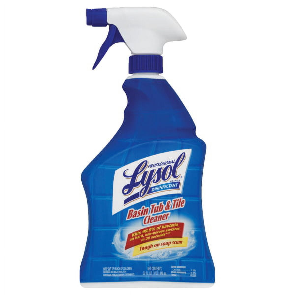 Professional Lysol Brand II Basin Tub & Tile Cleaner 32-oz. Spray 12/Ct (RAC04685CT)