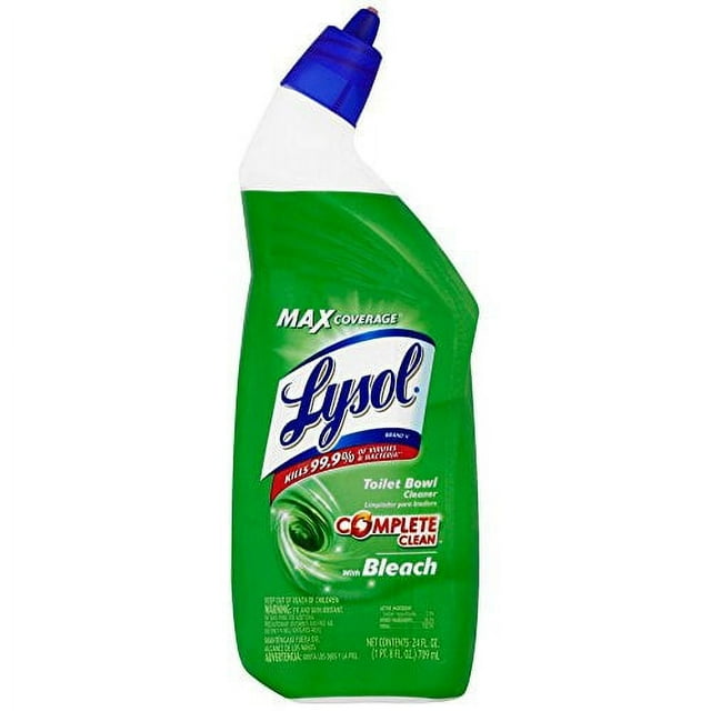 Lysol Disinfectant Bathroom Cleaner with Bleach 24 fl oz (Pack of 8)