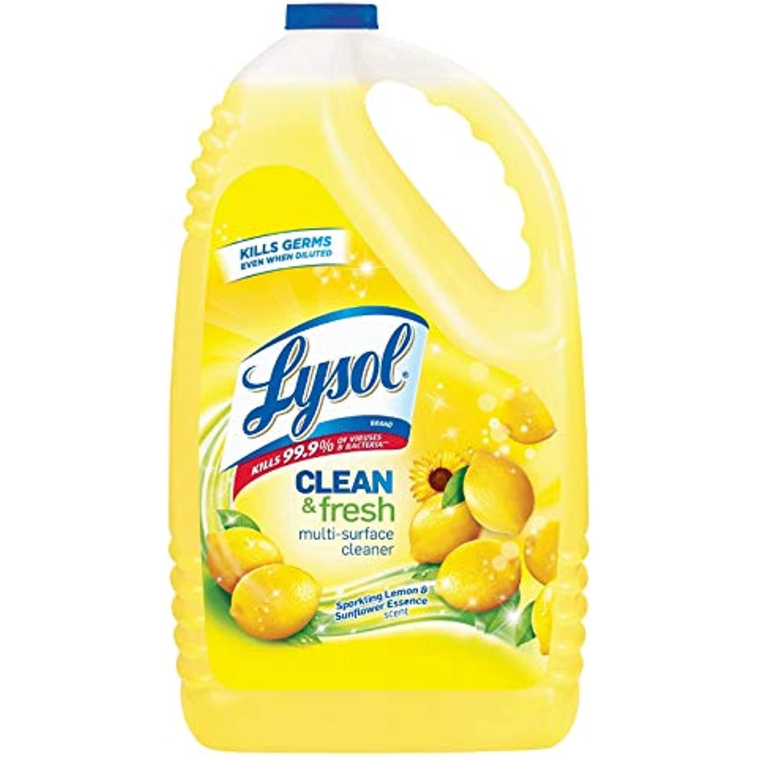 Lysol Disinfectant Clean & Fresh Multi Surface Cleaner, Sparkling Lemon & Sunflower Essence, 4.26 L