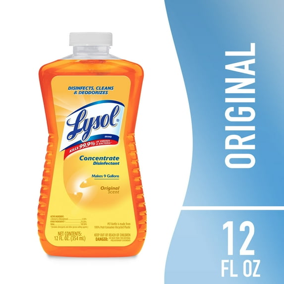Lysol Disinfectant Concentrate Original Scent, 12oz