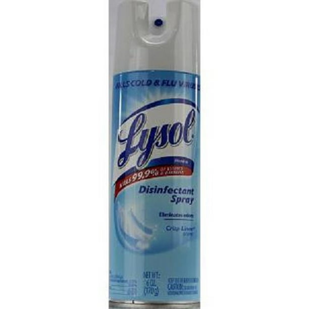 Lysol, Disinfectant Crisp Linen Scent, Count 1 Disinfectant Spray