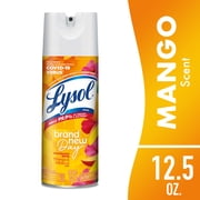 Lysol Disinfectant Spray, Sanitizing and Antibacterial Bathroom Spray, Deodorizer, Mango & Hibiscus, 12.5 oz