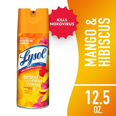Lysol® Disinfectant Spray - Brand New Day Mango & Hibiscus 12/12.5 oz.