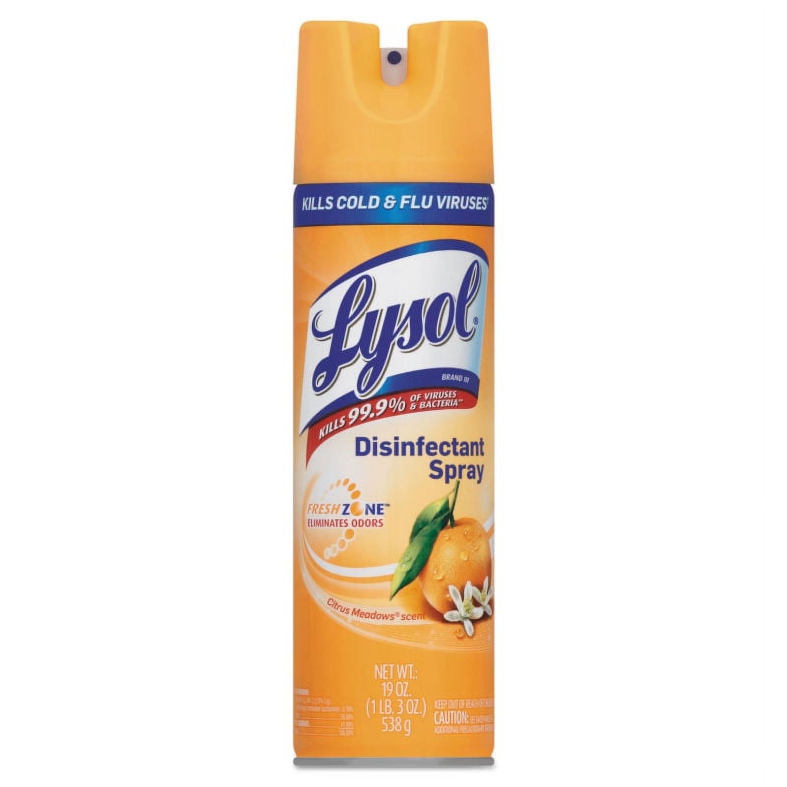 Lysol Disinfectant Spray Citrus Meadow Scent 19oz Aerosol 81546