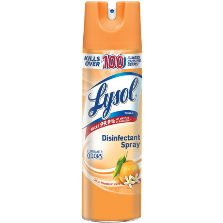 Lysol Disinfectant Spray Citrus Meadows 19 oz Pack of 3