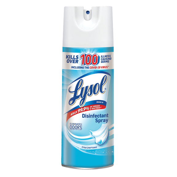 Lysol Disinfectant Spray - Crisp Linen 12.5 oz (Pack of 3)