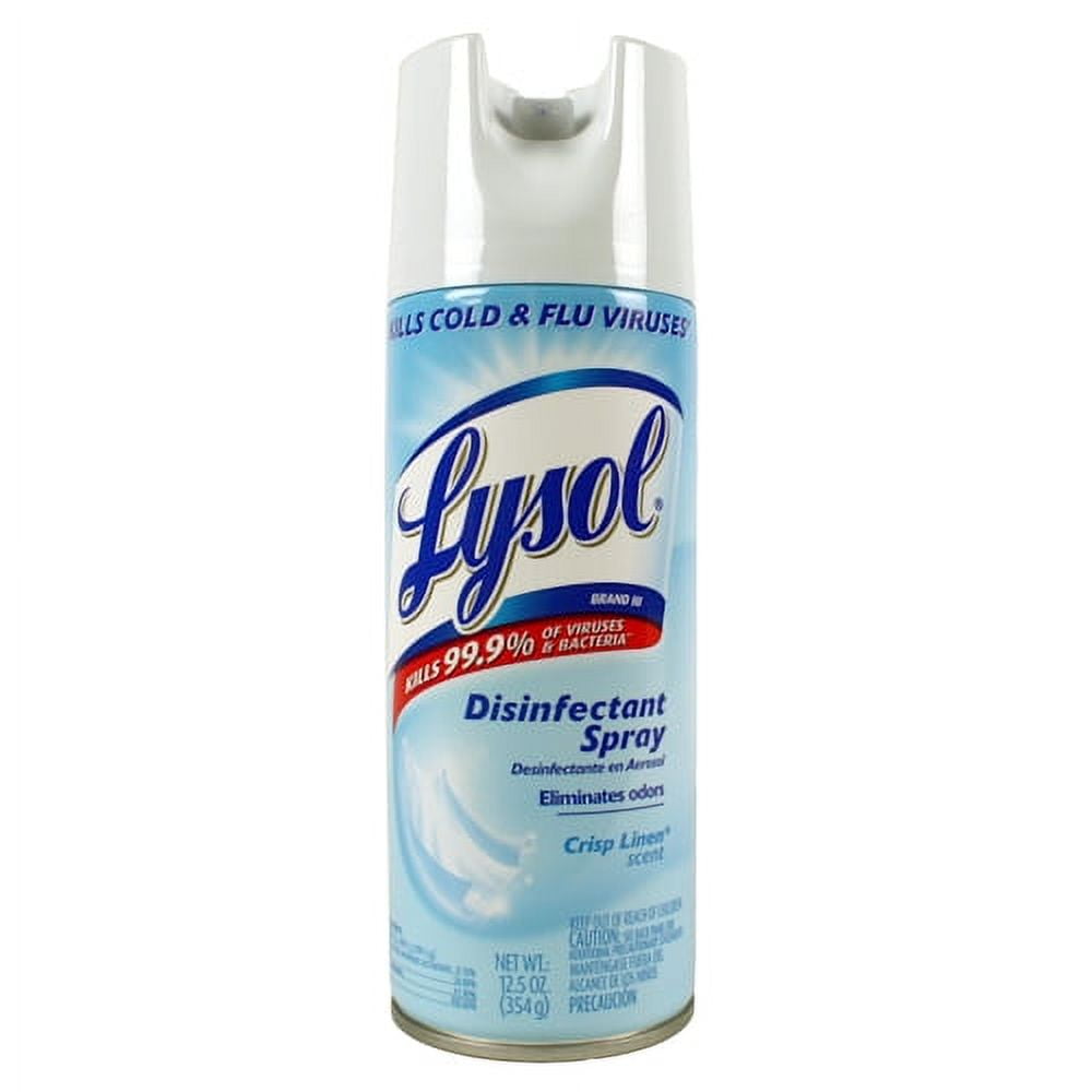 Lysol, Disinfectant Spray, Crisp Linen 12.5 oz can (Pack of 6