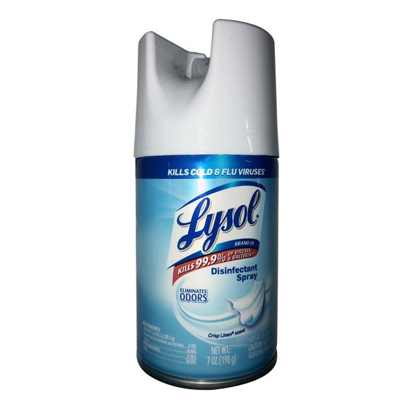 Lysol Disinfectant Spray, Crisp Linen, 7oz, 1 Count Per Pack