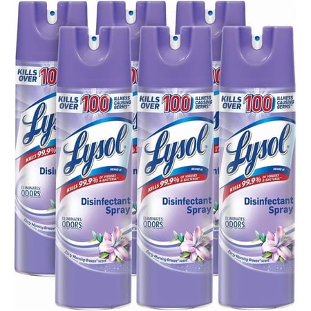 Lysol Disinfectant Spray, Early Morning Breeze, 228oz 12X19oz