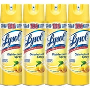 Lysol Disinfectant Spray, Lemon Breeze, 76oz 4X19oz