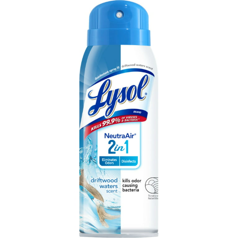 Lysol Disinfectant Spray, Neutra Air 2 in 1, Driftwood Waters, 10oz 1 ea  (Pack of 6) 