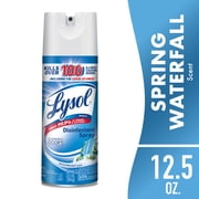 Lysol Disinfectant Spray, Sanitizing and Antibacterial Spray, Deodorizer, Spring Waterfall, 12.5 oz