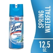 Lysol Disinfectant Spray, Sanitizing and Antibacterial Spray, Deodorizer, Spring Waterfall, 12.5 oz