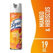 Lysol Brand New Day Disinfectant Sanitizing and Cleaning Sprays, Mango & Hibiscus, 19 oz
