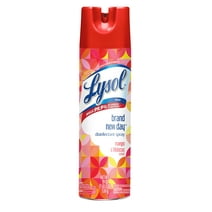 Lysol Disinfectant Spray, Sanitizing and Antibacterial Spray, For Disinfecting and Deodorizing, Brand New Day - Mango & Hibiscus, 19 fl oz each