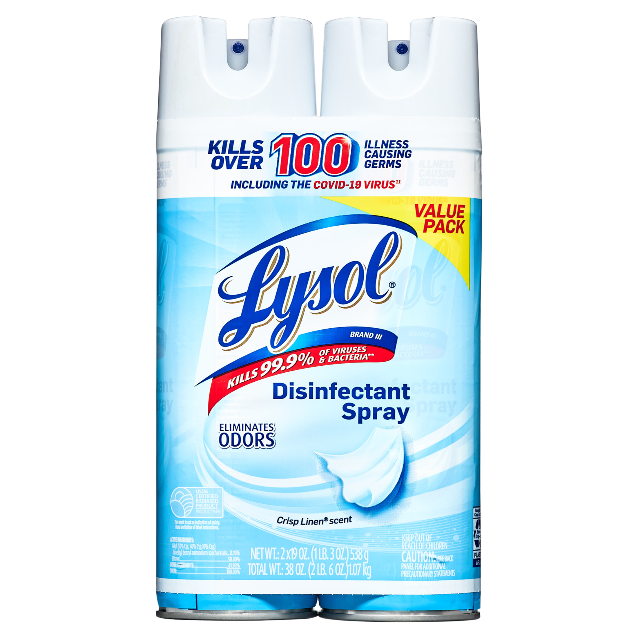 Lysol Disinfectant Spray Sanitizing and Antibacterial Spray For