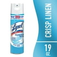 thumbnail image 1 of Lysol Disinfectant Sanitizing Antibacterial Spray, Deodorizing, Crisp Linen, 19 fl oz, 1 of 10