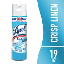 Lysol Disinfectant Sanitizing Antibacterial Spray for Disinfecting Deodorizing, Crisp Linen, 19 fl oz