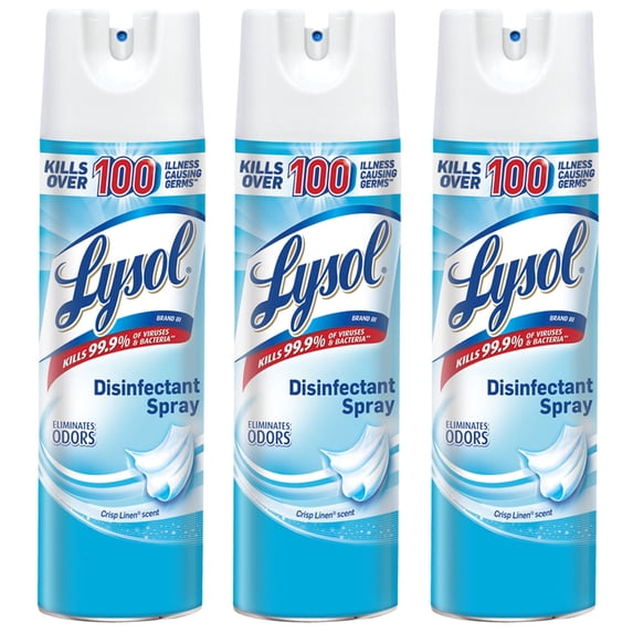 Lysol Disinfectant Spray, Crisp Linen, 19oz
