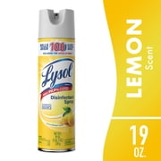 Lysol Disinfectant Spray, Sanitizing and Antibacterial Bathroom Spray, Deodorizer, Lemon Breeze, 19 oz