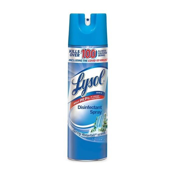 Lysol Disinfectant Spray Spring Waterfall 19 fl oz (Pack of 8)