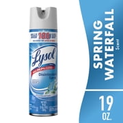 Lysol Disinfectant Spray, Sanitizing and Antibacterial Spray, Deodorizer, Spring Waterfall, 19 oz