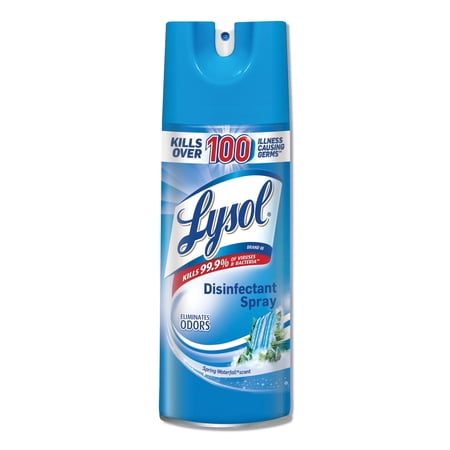 LYSOLÂ® Brand Disinfectant Spray, Spring Waterfall, Liquid, 12.5 oz Aerosol Spray, 12/Carton (RAC02845)