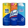 Lysol® Disinfecting Wipes (1 Lemon + 1 Brand New Day Mango & Hibiscus