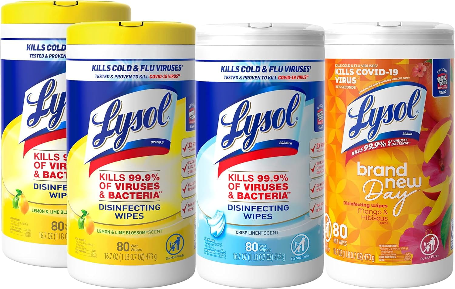 Lysol Disinfectant Wipes Bundle Multi Surface Antibacterial Cleaning Wipes Contains X2 Lemon 1770