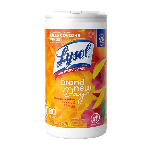 Lysol Disinfectant Wipes, MultiSurface Antibacterial Cleaning Wipes