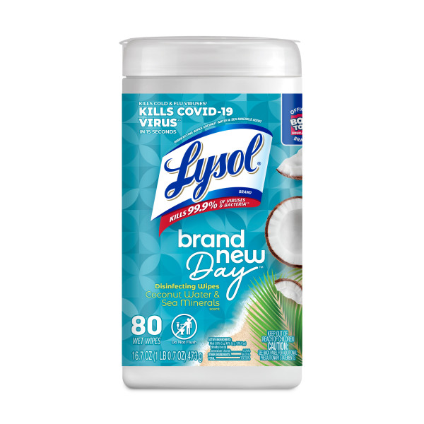 Lysol Disinfectant Wipes, MultiSurface Antibacterial Cleaning Wipes, For Disinfecting and