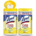 thumbnail image 1 of Lysol Disinfectant Wipes Multi-Surface Antibacterial Cleaning Wipes For Disinfecting and Cleaning Lemon and Lime Blossom 80 Count (Pack of 2), 1 of 5