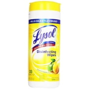Lysol Disinfecting Wipes, Lemon & Lime Blossom, 35 Ct