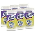 thumbnail image 1 of LYSOL Brand 19200-81700 7 in. x 7.5 in. 1-Ply Dual Action Disinfecting Wipes - Citrus, White/Purple (6 Canisters/Carton), 1 of 11