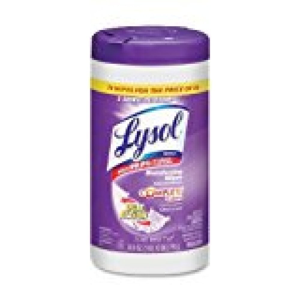 Lysol Dual Action Disinfecting Wipes  Citrus  75ct  Packaging May Vary (Pack of 16)