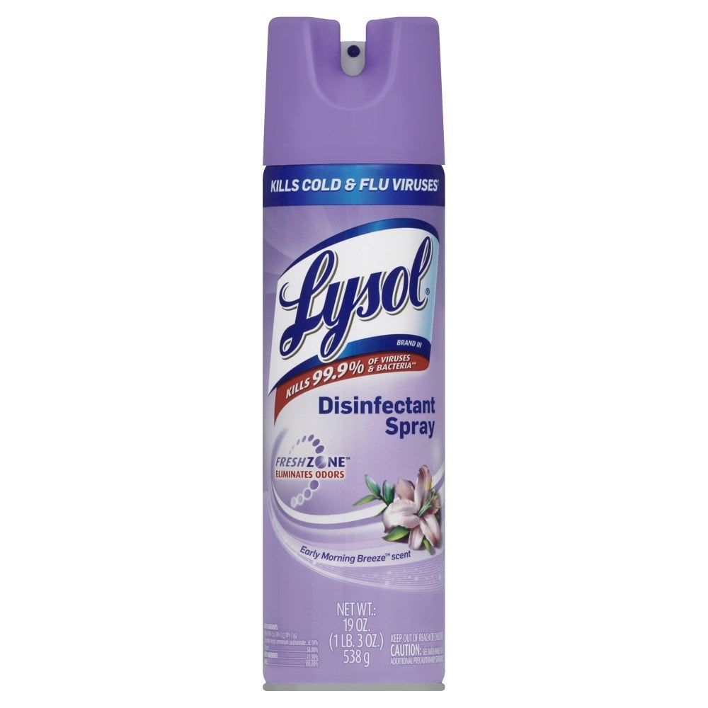 Lysol Early Morning Disinfectant Spray Breeze, 19 Ounce