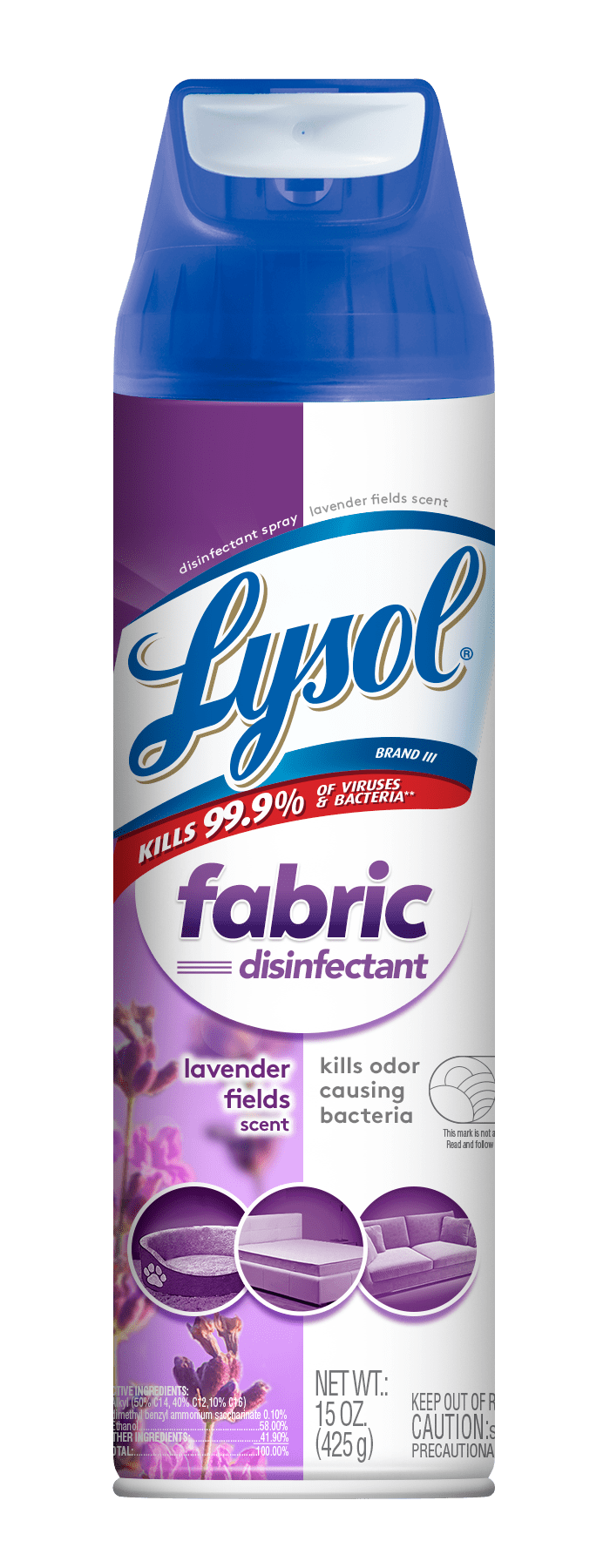 Lysol Fabric Disinfectant, 15oz, Tested and Proven to Kill COVID19