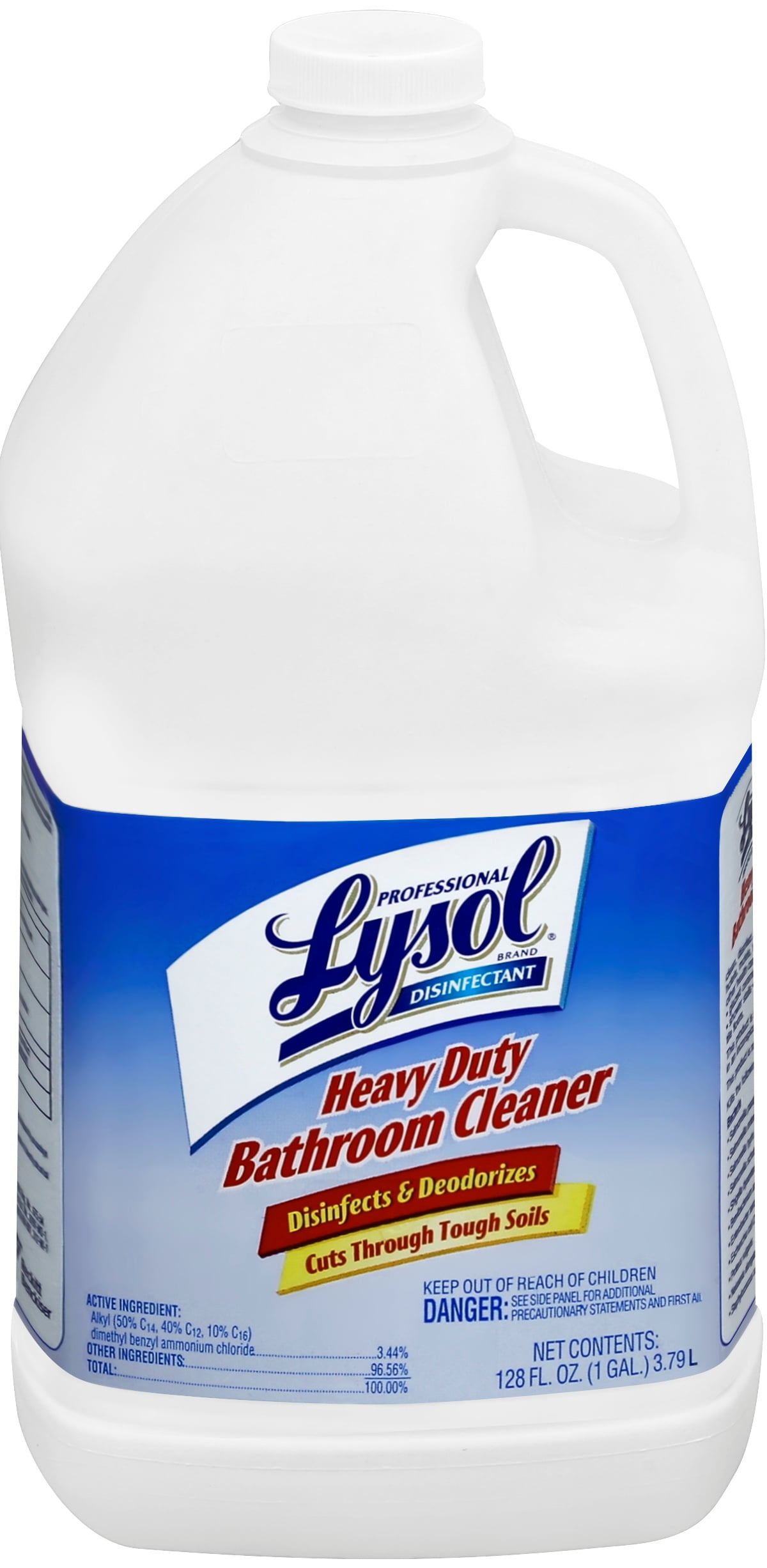 Professional Lysol Disinfectant Heavy Duty Bathroom Cleaner 1 Gal Bottles, 4/Carton