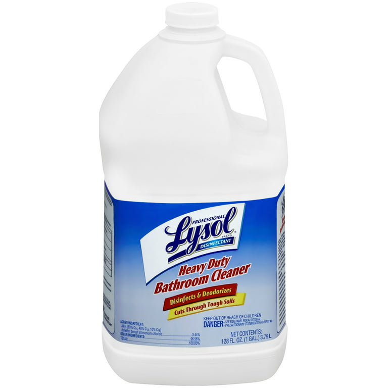 Lysol - 94201 Professional Heavy Duty Bathroom Cleaner Concentrate, 4gal  (4X1gal), Clear