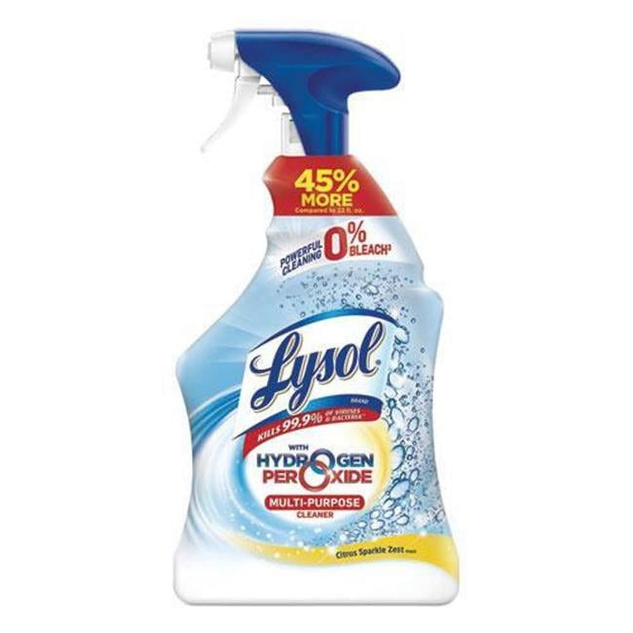 Lysol® Hydrogen Peroxide MultiPurpose Cleaner, Citrus, 9 Bottles